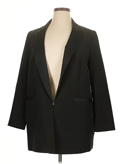 Pre-owned Assorted Brands Blazer Jacket In Black