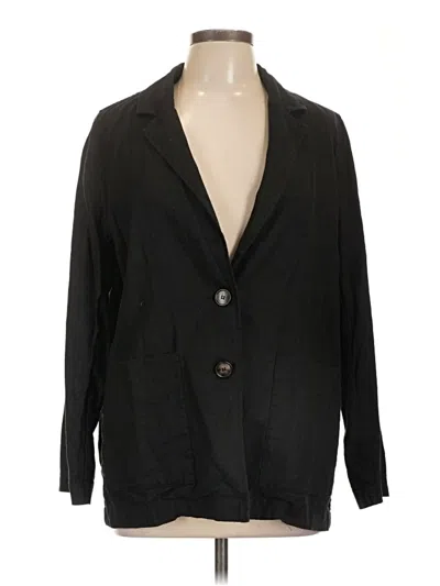 Pre-owned Assorted Brands Blazer Jacket In Black
