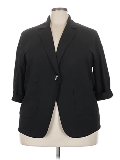 Pre-owned Assorted Brands Blazer Jacket In Black