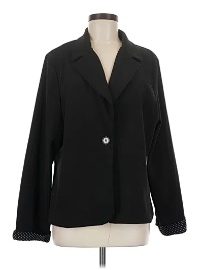 Pre-owned Assorted Brands Blazer Jacket In Black