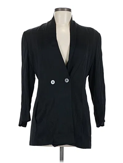 Pre-owned Assorted Brands Blazer Jacket In Black