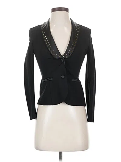 Pre-owned Assorted Brands Blazer Jacket In Black