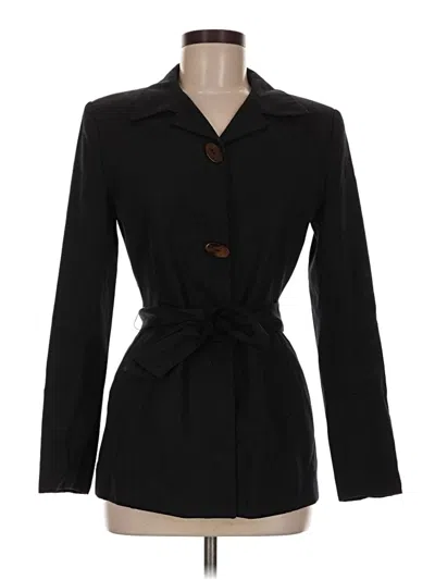 Pre-owned Assorted Brands Blazer Jacket In Black