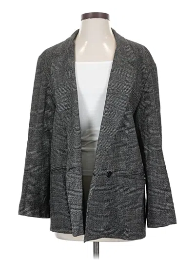 Pre-owned Assorted Brands Blazer Jacket In Black
