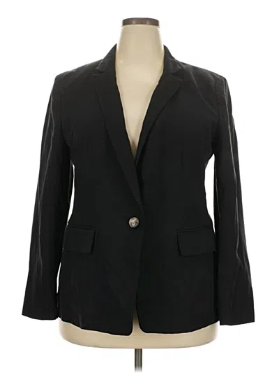 Pre-owned Assorted Brands Blazer Jacket In Black