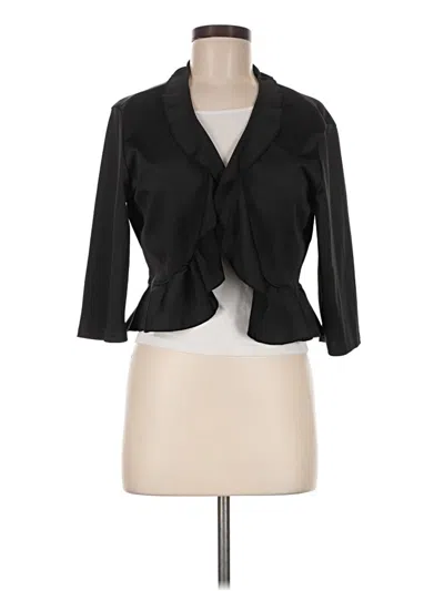 Pre-owned Assorted Brands Blazer Jacket In Black