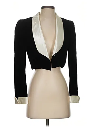 Pre-owned Assorted Brands Blazer Jacket In Black