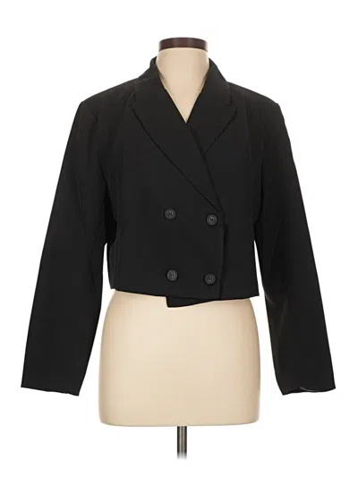 Pre-owned Assorted Brands Blazer Jacket In Black