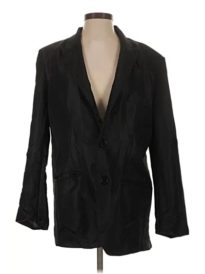 Pre-owned Assorted Brands Blazer Jacket In Black