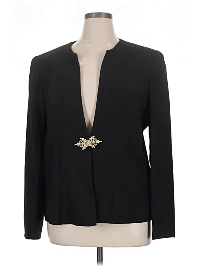 Pre-owned Assorted Brands Blazer Jacket In Black