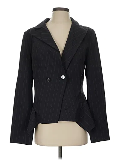 Pre-owned Assorted Brands Blazer Jacket In Black