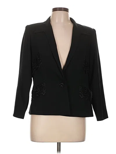 Pre-owned Assorted Brands Blazer Jacket In Black