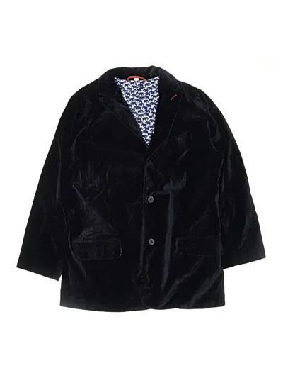 Pre-owned Assorted Brands Kids' Blazer Jacket In Black
