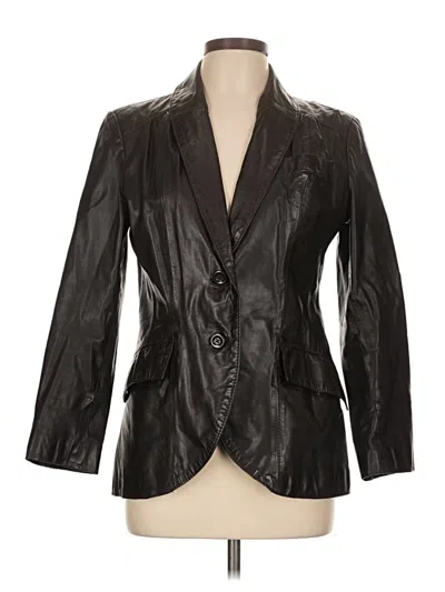 Pre-owned Assorted Brands Blazer Jacket In Black
