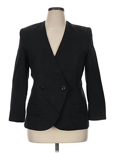 Pre-owned Assorted Brands Blazer Jacket In Black