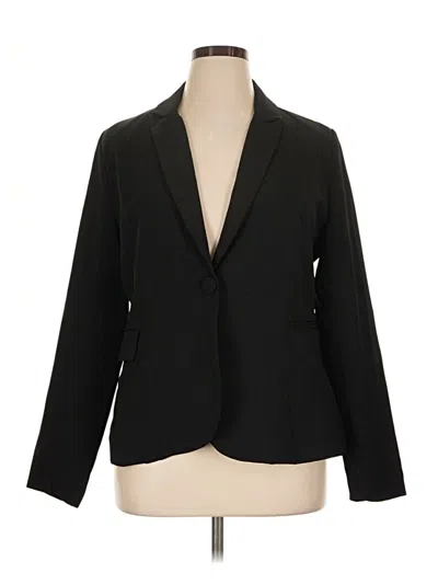 Pre-owned Assorted Brands Blazer Jacket In Black