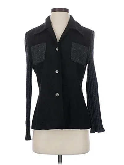 Pre-owned Assorted Brands Blazer Jacket In Black