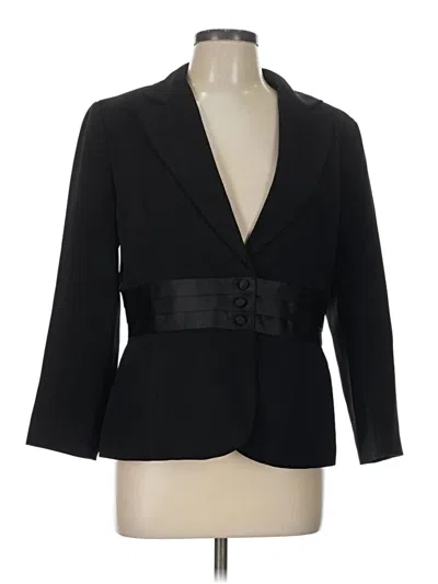 Pre-owned Assorted Brands Blazer Jacket In Black