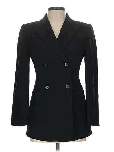 Pre-owned Assorted Brands Blazer Jacket In Black