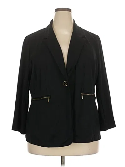Pre-owned Assorted Brands Blazer Jacket In Black