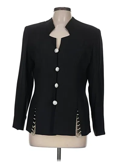 Pre-owned Assorted Brands Blazer Jacket In Black