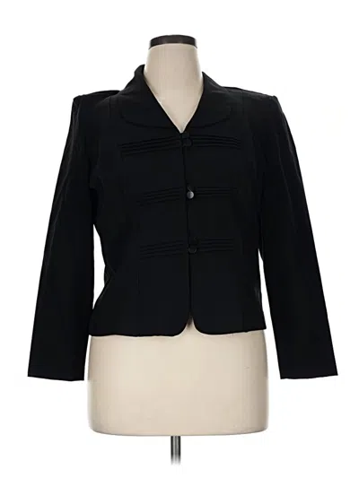 Pre-owned Assorted Brands Blazer Jacket In Black