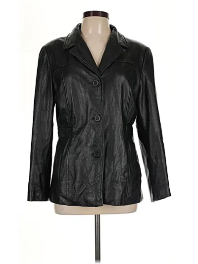 Pre-owned Assorted Brands Blazer Jacket In Black