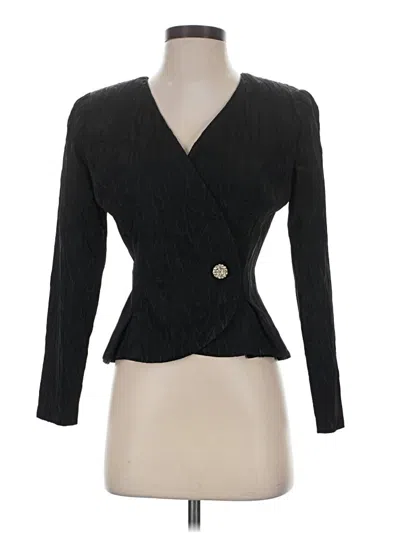 Pre-owned Assorted Brands Blazer Jacket In Black