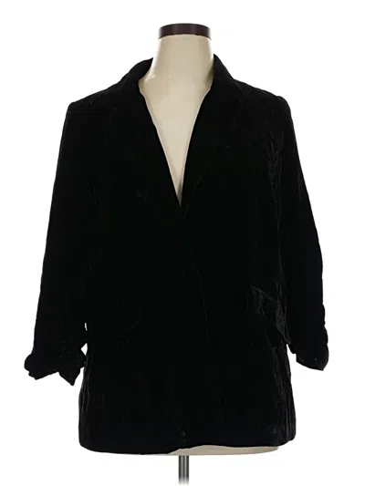 Pre-owned Assorted Brands Blazer Jacket In Black