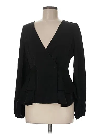 Pre-owned Assorted Brands Blazer Jacket In Black