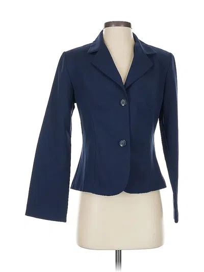 Pre-owned Assorted Brands Blazer Jacket In Blue