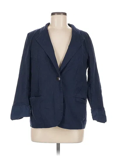 Pre-owned Assorted Brands Blazer Jacket In Blue