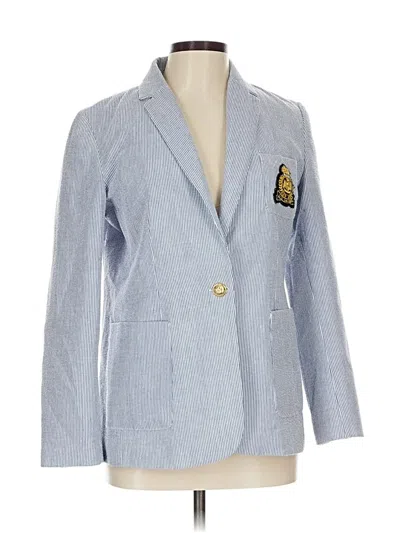 Pre-owned Assorted Brands Blazer Jacket In Blue