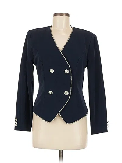 Pre-owned Assorted Brands Blazer Jacket In Blue