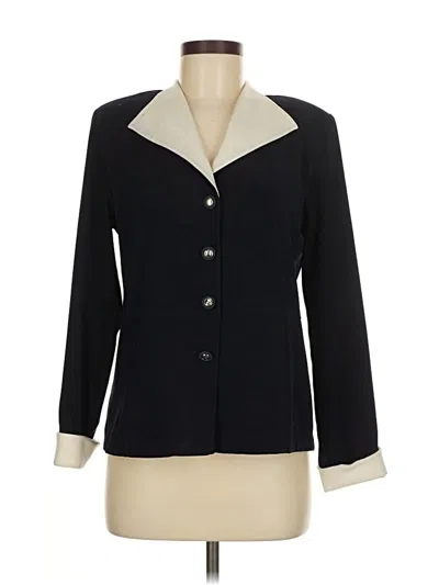 Pre-owned Assorted Brands Blazer Jacket In Blue