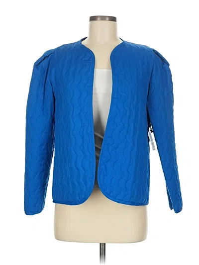 Pre-owned Assorted Brands Blazer Jacket In Blue