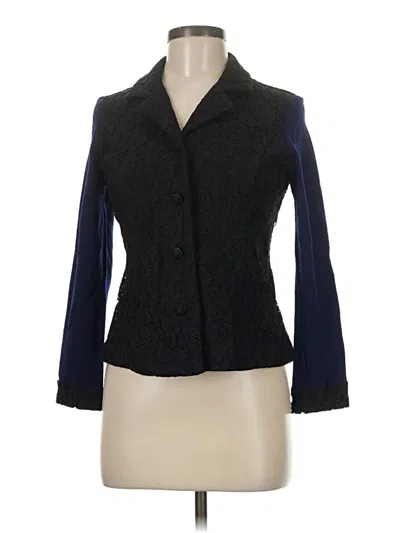 Pre-owned Assorted Brands Blazer Jacket In Blue