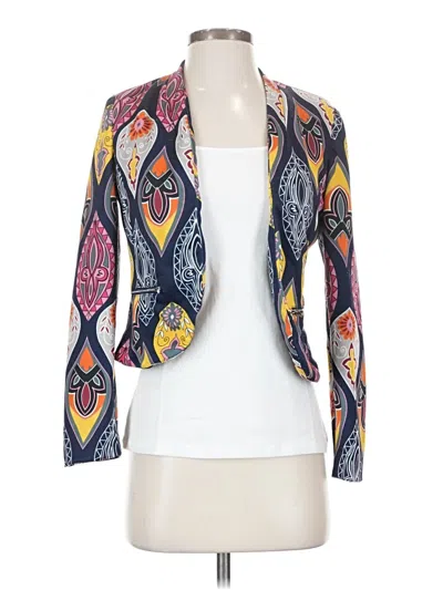 Pre-owned Assorted Brands Blazer Jacket In Blue