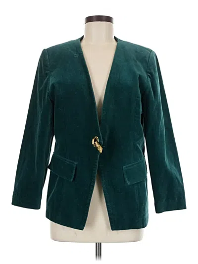 Pre-owned Assorted Brands Blazer Jacket In Blue