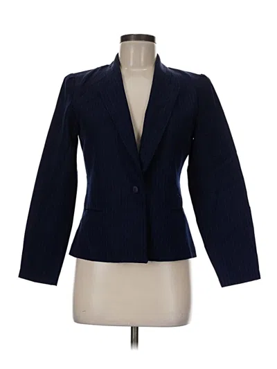 Pre-owned Assorted Brands Blazer Jacket In Blue