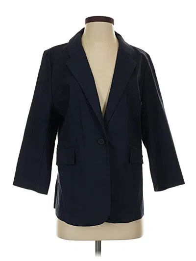 Pre-owned Assorted Brands Blazer Jacket In Blue
