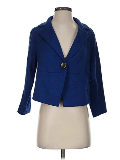 Pre-owned Assorted Brands Blazer Jacket In Blue
