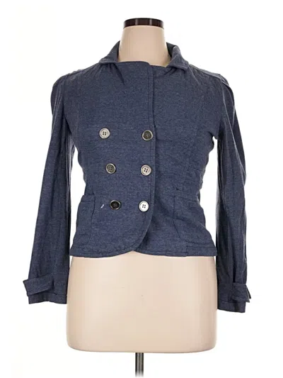 Pre-owned Assorted Brands Blazer Jacket In Blue