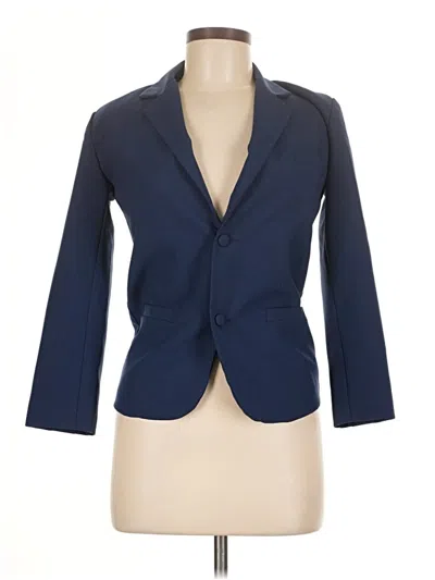 Pre-owned Assorted Brands Blazer Jacket In Blue