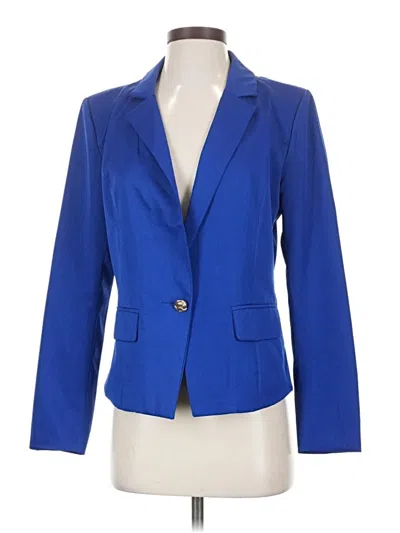 Pre-owned Assorted Brands Blazer Jacket In Blue