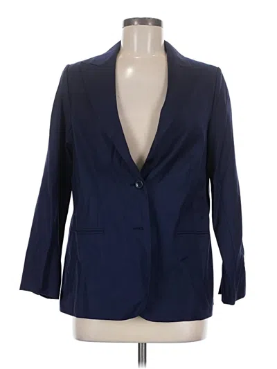 Pre-owned Assorted Brands Blazer Jacket In Blue