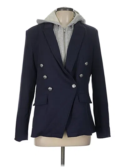 Pre-owned Assorted Brands Blazer Jacket In Blue