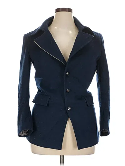 Pre-owned Assorted Brands Blazer Jacket In Blue