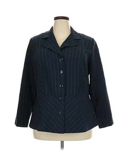 Pre-owned Assorted Brands Blazer Jacket In Blue