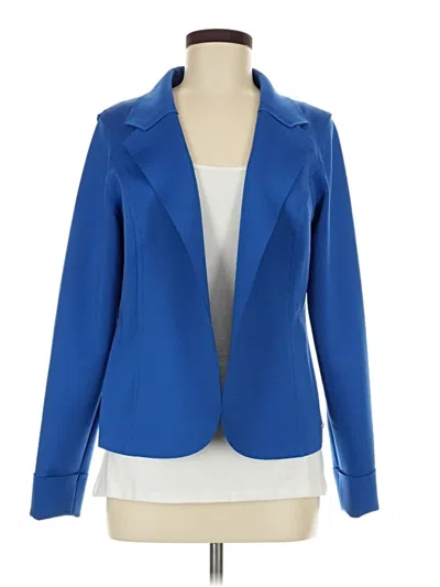 Pre-owned Assorted Brands Blazer Jacket In Blue